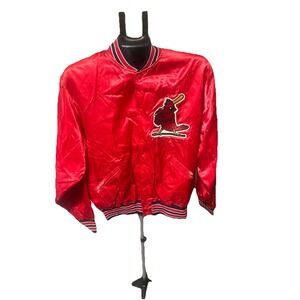 Vintage 90s St. Louis Cardinals Jacket Red MLB Starter Bomber Mens Size L